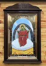 №11571 Киот резной деревяннный настенный