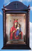 №14978 Киот резной деревянный рама-косынка