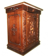 №14820 Жертвенник деревянный резной 60х80х90 см